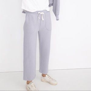 NWT Madewell Textured Waffle Straight Sweatpants